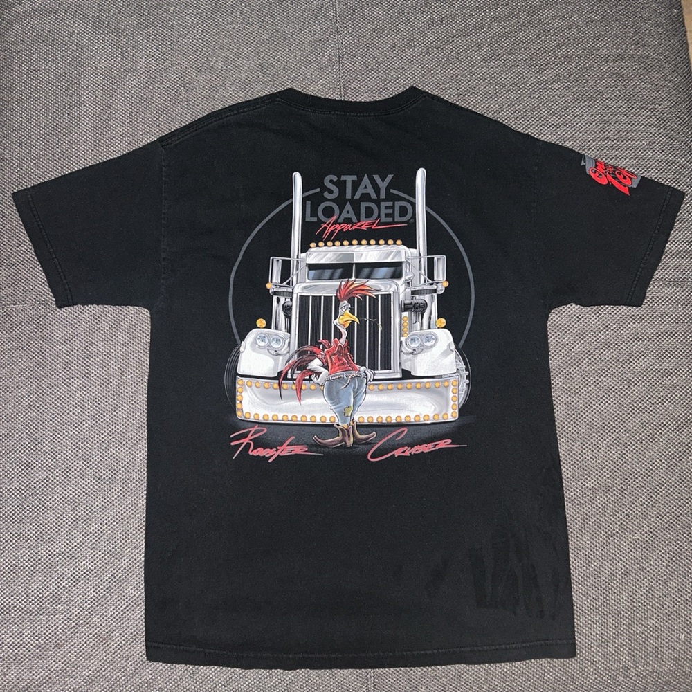 Rooster Cruiser Big Rig Semi Trucker T Shirt